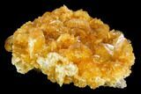 Orange Selenite Crystal Cluster (Fluorescent) - Peru #130514-1